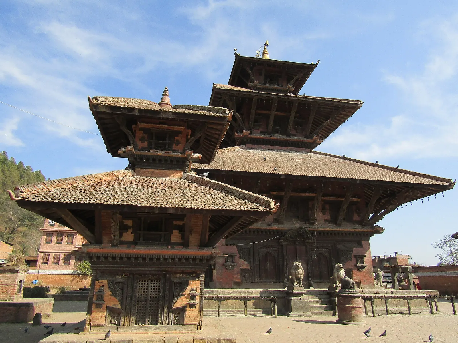 The tiered Indreshwar Mahadev temple in Panauti, Kavrepalanchok.